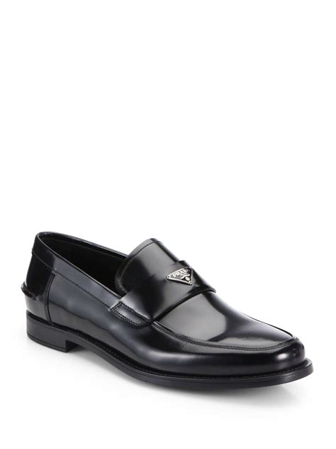 mens prada tassel loafers|prada slip on shoes.